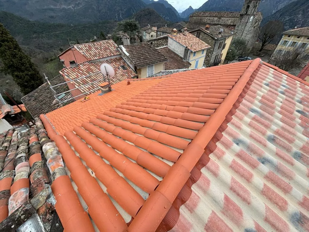 Chantier de couverture dans le Chablais vaudois